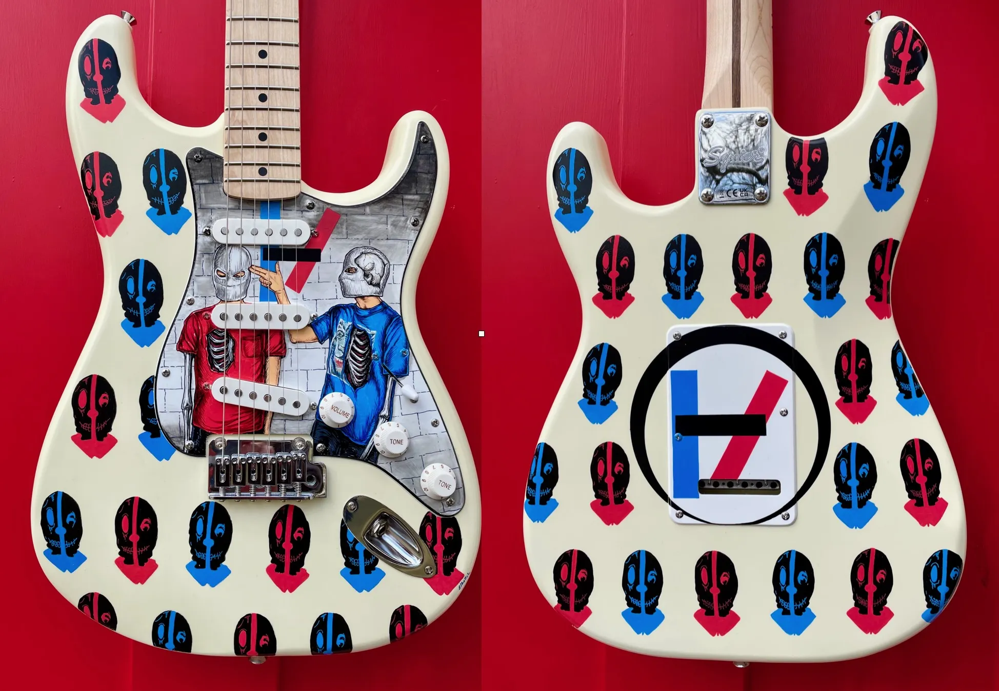 Twenty One Pilots guitar pair 2